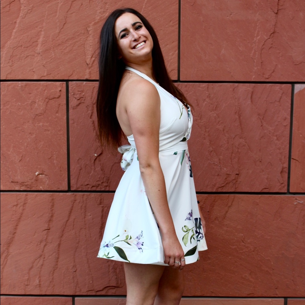 *Worn Once* Structured-Skirt Occasion Dress